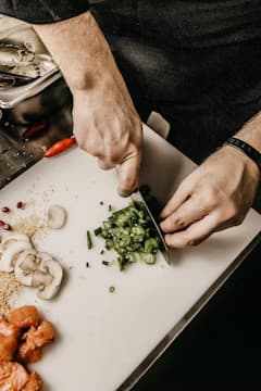 Chef en action